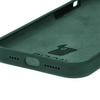 Silikonowe etui Bizon Soft Case do iPhone 15 Plus, ciemnozielone
