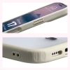Etui Bizon Case Angelo do iPhone 17, półprzezroczyste z beżową ramką