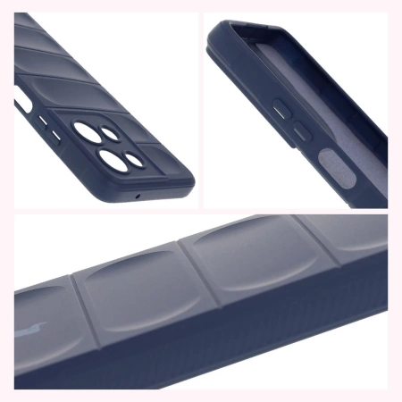 Pancerne etui Bizon Case Tur do Motorola Moto G75 5G, granatowe
