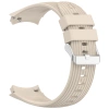 Silikonowy pasek Bizon Strap Watch Silicone T do Huawei Watch 5 46 mm, beżowy