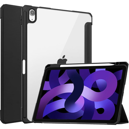Etui Bizon Case Tab Clear Matt do Apple iPad Air 6 / Air 5 / Air 4 / iPad Pro 11 2018, czarne