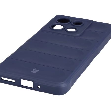 Pancerne etui Bizon Case Tur do Motorola Moto G86 Power 5G, granatowe