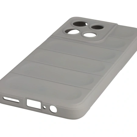 Pancerne etui Bizon Case Tur do Motorola Moto G57 Power / G67 Power, jasnoszare