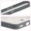 Etui Bizon Case Angelo do Nothing Phone (3a) Pro, półprzezroczyste z szarą ramką