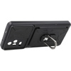 Etui Bizon Case Camshield Card Slot Ring do Xiaomi Poco F4 5G, czarne