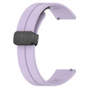 Silikonowy pasek Bizon Strap Watch Silicone L do Quick Release 22 mm, lawendowy
