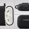Silikonowe etui z karabińczykiem Bizon Case Headphone Silicone do AirPods Pro 2, czarne