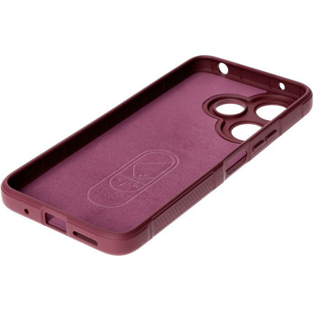 Pancerne etui Bizon Case Tur do Xiaomi Redmi 13 4G, burgundowe
