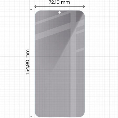 Prywatyzujące szkło hartowane Bizon Glass Clear Shadow do Galaxy S25 Plus / S24 Plus, przyciemniane