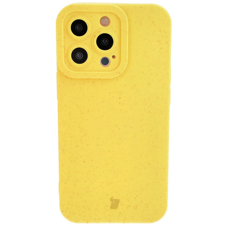 Ekologiczne etui Bizon Bio-Case do iPhone 14 Pro, żółte