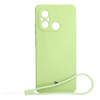 Etui Bizon Case Silicone Sq do Xiaomi Redmi 12C, jasnozielone