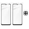 2x Szkło + szybka na aparat Bizon Edge 2 Pack do Galaxy M33 5G