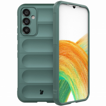 Pancerne etui Bizon Case Tur do Galaxy A34 5G, ciemnozielone