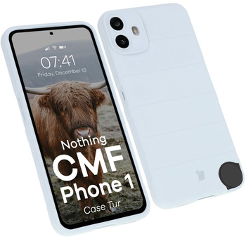Pancerne etui Bizon Case Tur do Nothing CMF Phone 1, jasnoniebieskie