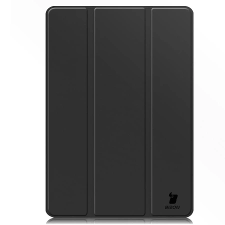 Etui z klapką Bizon Case Tab Lizard do Galaxy Tab S10 FE Plus, czarne
