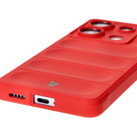 Pancerne etui Bizon Case Tur do Xiaomi Poco X6 / Xiaomi Redmi Note 13 Pro 5G, czerwone