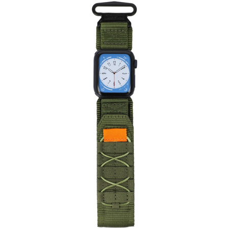 Sportowy pasek do zegarka Bizon Strap Watch Adventure do Apple Watch 38/40/41 mm, khaki