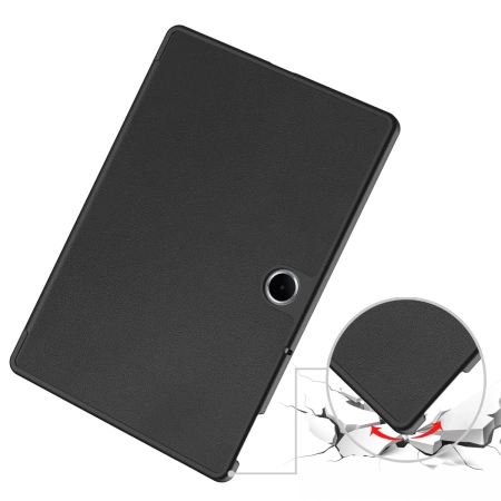 Etui z klapką Bizon Case Tab Croc do OnePlus Pad Lite / Oppo Pad SE, czarne
