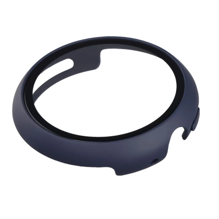 Etui ze szkłem do zegarka Bizon Case+Glass Watch do Google Pixel Watch 4 45 mm, matowe granatowe