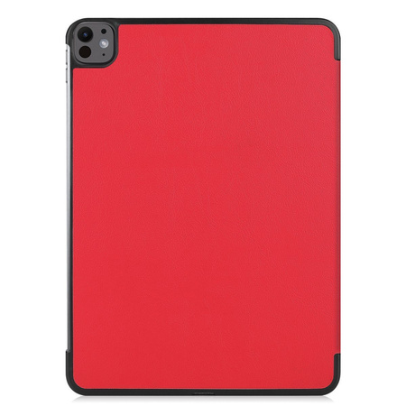 Etui Bizon Case Tab Croc do iPad Pro 13" 2025 / 2024, czerwone