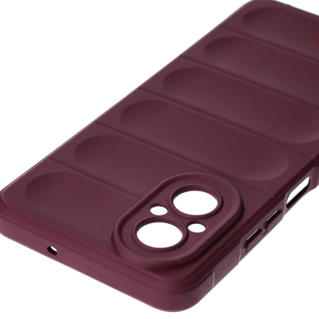 Etui Bizon Case Tur do Realme C67 4G, burgundowe
