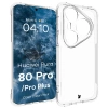 Elastyczne etui + 2x folia na ekran Bizon Case Clear Pack do Huawei Pura 80 Pro / Pro Plus