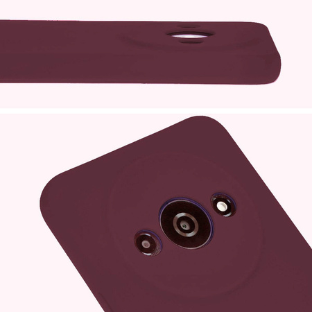 Etui silikonowe Bizon Soft Case do Xiaomi Redmi A3 4G, ciemnofioletowe