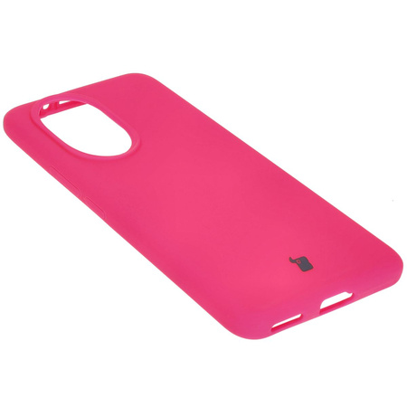 Silikonowe etui Bizon Soft Case do Honor 200, neonowo-różowe