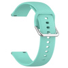 Pasek silikonowy do smartwatcha, Bizon Strap Watch Silicone Pro N, Quick Release 22 mm, turkusowy