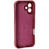 Pancerne etui Bizon Case Tur do iPhone 16 Plus, burgundowe