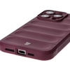 Pancerne etui Bizon Case Tur do iPhone 15 Pro Max, burgundowe