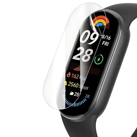 Folia hydrożelowa na ekran Bizon Glass Watch Hydrogel Duo do Xiaomi Smart Band 9, 2 sztuki