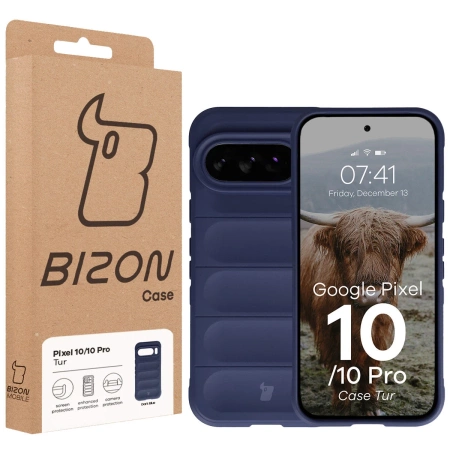 Pancerne etui Bizon Case Tur do Google Pixel 10 / 10 Pro, granatowe