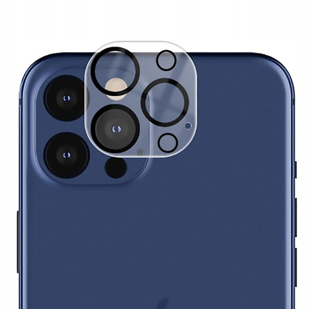 2x Szkło + szybka na aparat Bizon Edge Pack do iPhone 12 Pro