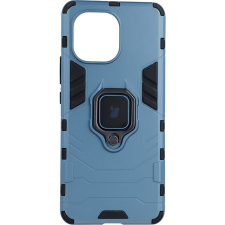 Etui Bizon Case Armor Ring do Xiaomi Mi 11, niebieskie