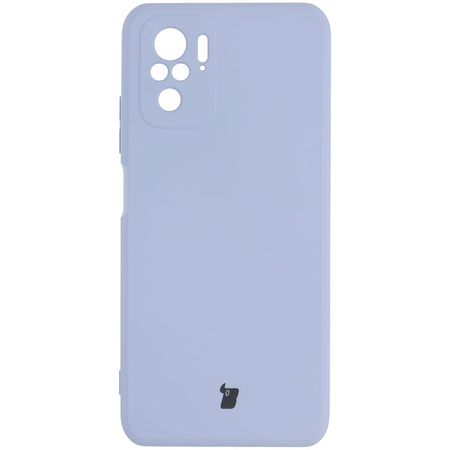 Etui Bizon Case Silicone do Xiaomi Poco M5S / Redmi Note 10 / 10S, jasnofioletowe