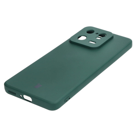 Etui Bizon Case Silicone Sq do Xiaomi 13 Pro, ciemnozielone