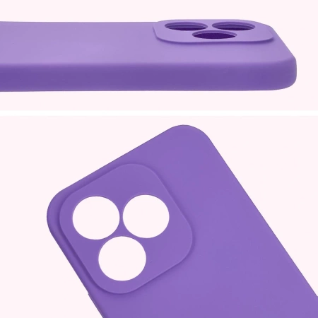 Silikonowe etui Bizon Soft Case do Honor 400 Lite, fioletowe