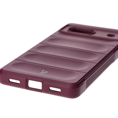 Pancerne etui Bizon Case Tur do Google Pixel 7A, burgundowe