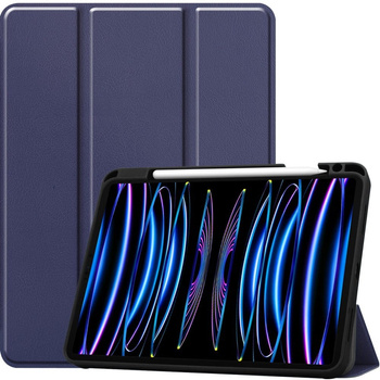 Etui Bizon Case Tab Lizard do iPad Pro 11 2022/2021/2020/2018, granatowe
