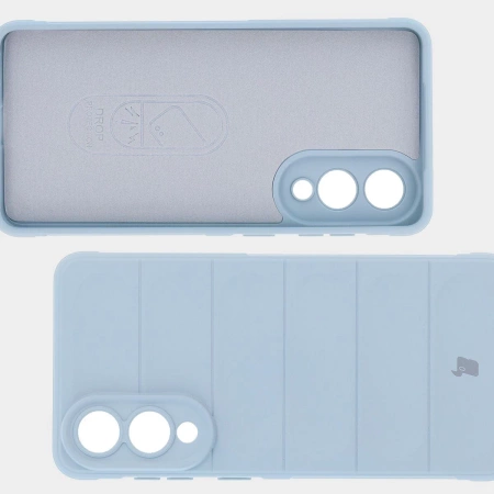 Pancerne etui Bizon Case Tur do Galaxy S25 Edge, jasnoniebieskie