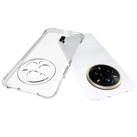 Elastyczne etui + 2x folia na ekran Bizon Case Clear Pack do Realme 14 Pro Plus 5G