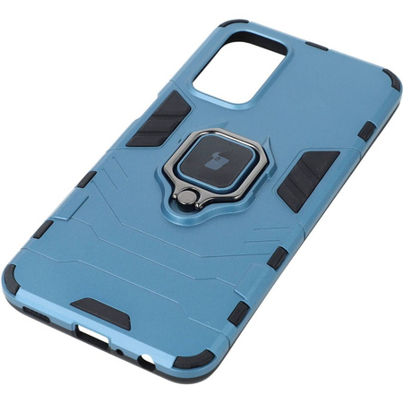 Etui Bizon Case Armor Ring do Galaxy A23 5G / 4G, niebieskie