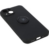 Etui Bizon Case Silicone Ring Sq do iPhone 14, czarne