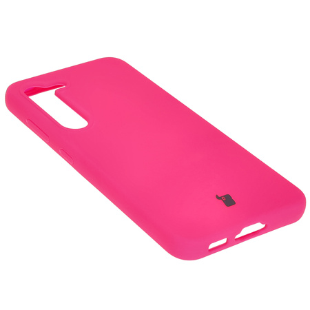 Silikonowe etui Bizon Soft Case do Galaxy S23, neonowo-różowe