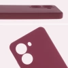 Silikonowe etui Bizon Soft Case do Xiaomi POCO X7 Pro, ciemnofioletowe