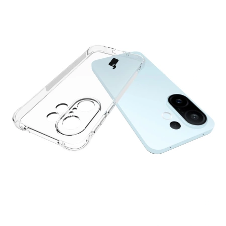 Elastyczne etui Bizon Case Salpa do Vivo X200 FE, przezroczyste