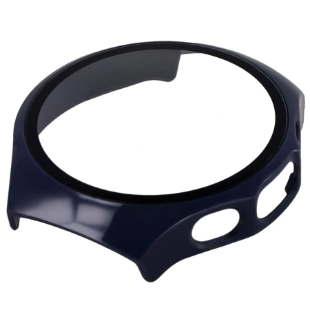 Etui ze szkłem do zegarka Bizon Case+Glass Watch do Huawei Watch 5 46 mm, niebieskie