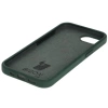 Silikonowe etui Bizon Soft Case do iPhone 16e, ciemnozielone