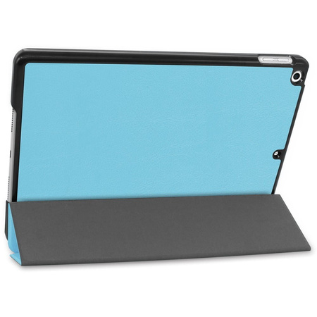 Etui Bizon Case Tab Croc do iPad 9/8/7 10.2 2021/2020/2019, błękitne